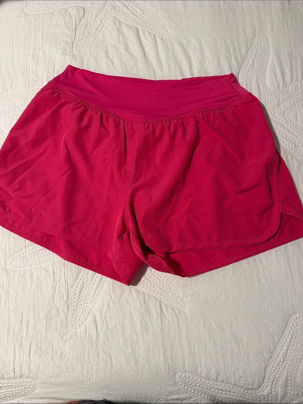 Women's Fuchsia Athletic Shorts